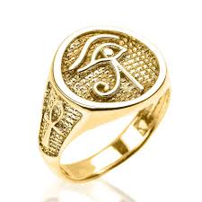 The eye of horus is a strong protective symbol, used for thousands of years by the egyptians. Amazon Com Eye Of Horus Ring Ancient Egyptian Eye Of Ra Ring Sterling Silver Yellow Gold Rose Gold White Gold Egyptian Jewelry Ankh Ring Handmade