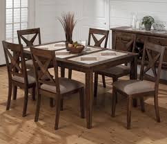 Tile kitchen countertops are an affordable alternative to traditional solid stone units. Jofran 7pc Tile Top Dining Table And Nova Chair Set 794 64 Jofran