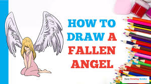 Maybe you would like to learn more about one of these? How To Draw A Fallen Angel In A Few Easy Steps Drawing Tutorial For Kids And Beginners Youtube