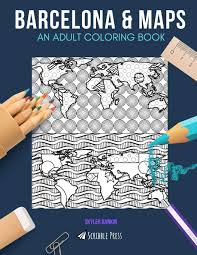 Adults will love to celebrate; Barcelona Maps An Adult Coloring Book Barcelona Maps 2 Coloring Books In 1 Amazon De Rankin Skyler Fremdsprachige Bucher