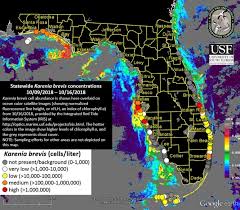 red tide maps show few spots in southwest florida