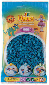 Bügelperlen vorlagen und motive zum ausdrucken. Hama Midi 20783 0028178207830 Bugelperlen Perlenbeutel 1000 Stuck Petrol Hama Bugelperlen Ab 5