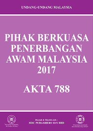 Pihak berkuasa penerbangan awam malaysia (tulisan jawi: Laws Of Malaysia Pihak Berkuasa Penerbangan Awam Malaysia 2017