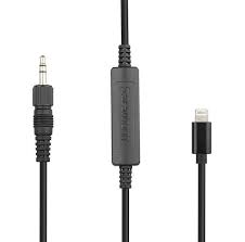 Lc C35 Locking 1 8 3 5mm Trs Male To Apple Certified Lightning Outp Saramonic Usa