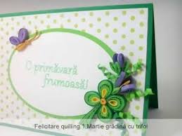 Martisor.creează un mărțisor împreuna cu copilul, idei mдѓrејiеџoare cu tehnica rдѓsucirii hгўrtiei вђ quilling. FelicitÄƒri Quilling De 1 Martie Youtube
