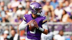 J.J. McCarthy during Vikings training camp