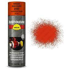 Rust Oleum International Orange Spray Paint Industrial Hard Hat Gloss 500ml Sprayster