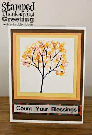 Making a thanksgiving card : Easy Thanksgiving Cards To Make Stamping Ideas