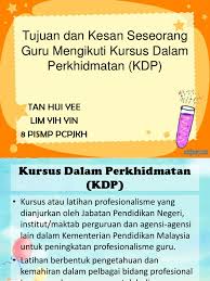 In house training to teachers staff Tujuan Dan Kesan Seseorang Guru Mengikuti Kursus Dalam Perkhidmatan