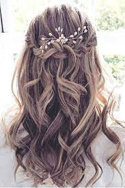 Wedding Hair For Curly Hair In 2020 Ball Hairstyles Hair Styles Down Hairstyles