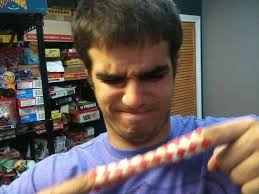 Who remembers Chinese finger traps as a child .the more you pulled the  tighter it got.