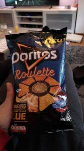 ) 🤪 in short, before they lock me. Got The New Doritos Roulette With Blue Tong Spicy