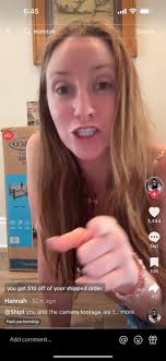 Whoever said Hannah was going for a paid sponsorship with Shipt was right  on. : r/tiktokgossip