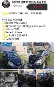 We did not find results for: Dah Jual Sold Kereta Terpakai Sibu Jual Beli Facebook