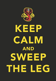 Image result for sweep the leg meme