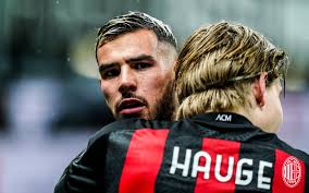 45 theo hernandez pictures from 2020. Theo Hernandez And Jens Petter Hauge Celebrating During Milan Spezia At Stadio San Siro On October 4 2020 Acmilan Com Rossoneri Blog Ac Milan News