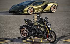 Unveiled online on 3 september 2019, the sián is the first hybrid production vehicle produced by the brand. Herunterladen Hintergrundbild Ducati Diavel 1260 2021 Lamborghini Sian Tuning Diavel Neue Grune Diavel 1260 Grune Sian Italienische Motorrader Italienische Supersportwagen Ducati Lamborghini Fur Desktop Kostenlos Hintergrundbilder Fur Ihren