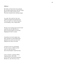 File On Seamus Heaney