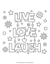 Live laugh love drawings tumblr tumblr quotes free printable. Live Love Laugh Coloring Page Free Printable Pdf From Primarygames