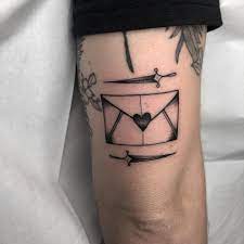 See more ideas about envelope tattoo, tattoos, traditional tattoo. Tattoo Uploaded By Tine Defiore Tattoo By Tine Defiore Tinedefiore Valentinesdaytattoos Valentinestattoos Valentinesday Valentines Love Envelope Letter Heart Sword Dagger 864842 Tattoodo
