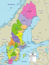 I mitten av sverige ligger denna landsdel. Sverige Karta Landskap Sverige Karta