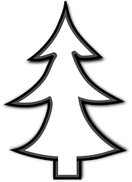 Black And White Outline Tree Clipart Christmas Tree Clip Art Black And White Christmas Tree Clipart Tree Clipart Tree Outline