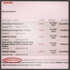 Their decision will then be relayed on track. Adding A Choice Through Ucas Extra Look For The Add Extra Choice Link When You Re Logged In To Track Student Life University Of Greenwich College Courses