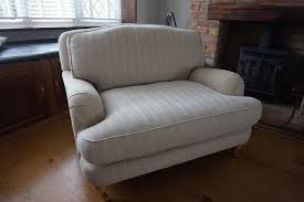 Laura Ashley Lynden Snuggler Chair Linen Stripe Natural Ebay Ashley Furniture Living Room Laura Ashley Living Room Living Room Furniture