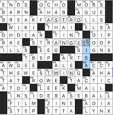 Check spelling or type a new query. Monday April 12 2021 Diary Of A Crossword Fiend