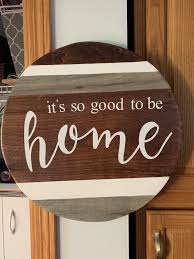 Diy 18 Inch Round Wooden Sign Round Wood Sign Wood Signs Wooden Signs