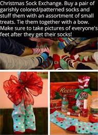 The best part about this gift is how easy it is to make! Pin By Amy Smith On Gifts Christmas Socks Exchange Christmas Gift Exchange Family Christmas