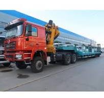 6X6 Shacman Tractor Truck with Crane 20 Ton Folding Boom ...