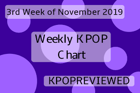Weekly Chart 3rd Week Of November 2019 Kpopreviewed