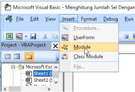 Menghitung Jumlah Sel Dengan Kriteria Warna