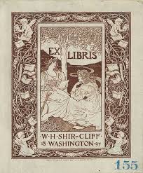 Bookplate Of W H Shir Cliff Washington Ex Libris Book Plates Fairytale Illustration