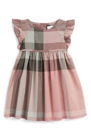 Burberry Cap Sleeve Dress Baby Girls Nordstrom Baby Girl Fashion Baby Girl Dresses Girl Outfits