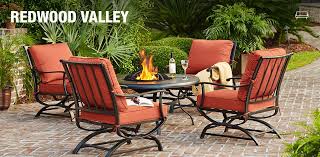 Redwood Valley Collection Patio Patio Seating Sets Hampton Bay Patio Furniture