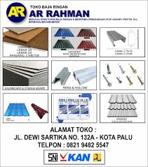 Meskipun tersedia beragam jenis atap. Toko Bajaringan Ar Rahman Building Material Store Palu Facebook 112 Photos