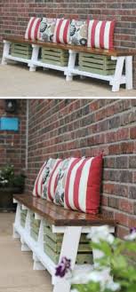How to make cushion covers like a pro. 15 Diy Outdoor Garden Bench Ideas Projects With Photos