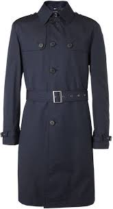 Jaeger Blue Sb Trench Coat Dble Storm Flap Coat Trench Coat Blue Trench Coat