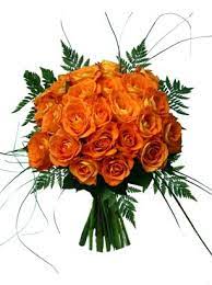 BEAU BOUQUET DE ROSES ORANGES