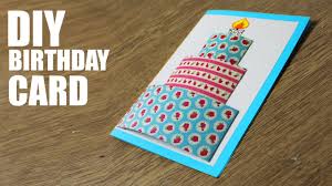 Landmark birthdays deserve special recognition! How To Make Happy Birthday Cards Handmade Cards For Birthday Youtube