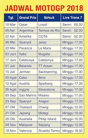 Sambut bergulirnya motogp 2021, valentino rossi: Jadwal Motogp 2018 Steemit