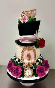 Bridal Shower Cakes Fluffy Thoughts Cakes Mclean Va And Washington Dc Bakery Alice In Wonderland Cakes Cake Themed Cakes