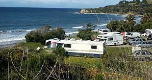 Refugio State Beach This Photo Shows The Group Camp Bouchard At The Park For More Information About Channel Coas Beach Camping Trailer Life State Parks