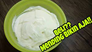 Cara Mudah Dan Murah Buat Cream Cheese Dengan 3 Bahan Youtube Resep Makanan Resep Masakan