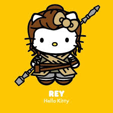 Hello Kitty Star Wars Rey Hello Kitty Art Hello Kitty Kitty