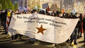 .curfew restrictions taken to curb the spread of the coronavirus pandemic | gaizka iroz/getty the curfew has a relative efficiency, but does not sufficiently slow down the spread of the virus, attal. Coronavirus Digest Germans Protest Curfews In Several Cities News Dw 25 04 2021
