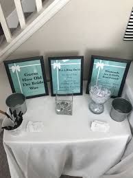 The attire of the bridal shower was a classic black and white for our guests, and ricardo and i wore the contrasting colors, the iconic tiffany blue. Tiffany And Co Bridal Shower Games Tiffany Themed Bridal Shower Tiffany Bridal Shower Coed Bridal Shower