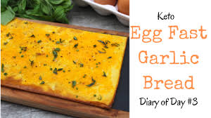 Keto garlic cheesy bread starts out with a simple fathead style dough, flavored with garlic and herbs. Egg Fast Garlic Bread Day 3 My Crash Test Life